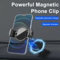 Magnetic Phone Clamp for Magnet Car Phone Holder Universal Mounts Cycling Cellphone Clip Quick Lock Release/Attach/Detach. 
