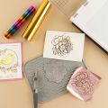 5Mx15CM 1 Roll  Heat Activated Foil Hot Stamping Foil Paper Foil Holographic Heat Foil Transfer Sheets for DIY Crafts. 