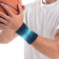 GTUBIKE 1 Pair Compression High Elasticity Knitted Breathable Moisture Wicking Athletic Sweatbands Sports Wristband Wrist Brace. 