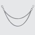Hip-Hop Waist Chain Punk Style Metal Fashion Jeans Chain Accessories Pendant Versatile Pants Chain Key chain.