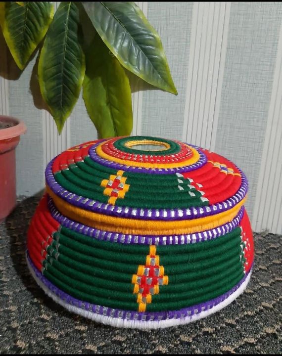HAND WOVEN STORAGE BASKET,HANDMADE PAKISTANI BASKET STORAGE BOX