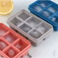 Ijsblokjes Mini Ice Cube Trays Easy Release Silicone Bottom Stackable Small Ice Cube Molds with Airtight Lid for Drink Freezer. 