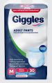 Giggles Adult Diaper Pants (70-110cm/ 40-70kg) Medium 30p.