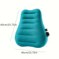 Ergonomic Inflatable Lumbar Support Pillow, Press Type Cushion, Enhances Back Comfort During Long-distance Flights. 