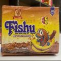 Original SM Foods Fishu Fun For Everyone Choco Snacks Biscuits Stick Eith Chocolate Di (Pack Of 40 Pieces) With Affordable Price 5rs. 