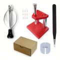 Watch Hand Needle Remover Presser Portable Wristwatch Plunger Puller Accurate Parts Watchmaker Repair Fittings Tools Red Machine.