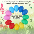 12Pcs Egg Shakers Musical Instruments Percussion Egg for Kids Toys Plastic Easter Egg Shaker for Education Musical Learning. 