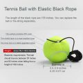 Tennis Training Ball with Elastic String - Rebound Self Practice Ball Tennis Solo Training Tool. 