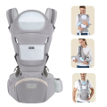Ergonomic Baby Carrier Backpack Infant Baby Hipseat Carrier Front Facing Ergonomic Kangaroo Baby Wrap Sling Travel Backpack.