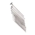 10PCS Grinding Bit Accessory Ultra-Thin T Head Shank Diamond Mounted Point Stone Jade Carve Polish Engrave Tools Set 2.35mm. 