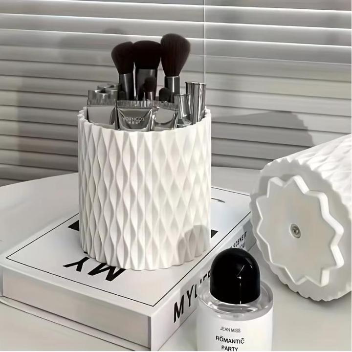 360%20Rotation%20Large%20Capacity%20Makeup%20Brush%20Bucket%20Lipstick%20Eyebrow%20Pencil%20Eye%20Shadow%20Brush%20Storage%20Cartridge%20Portable%20Brush%20Storag%20-%20Image%202