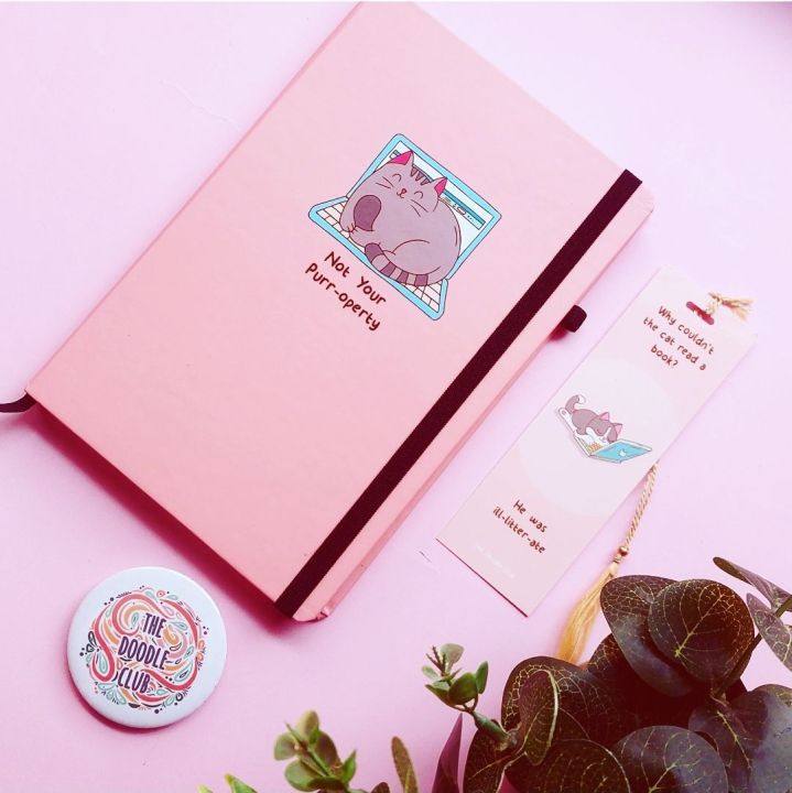 Pink%20Not%20your%20purroperty%20Blank%20Journal%20/%20Notebook/%20Diary%20/%20Blank%20Note%20book%20/%20Blank%20A5%20Pages%20-%20Image%205
