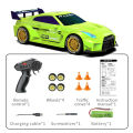 JJRC Q228 Mini RC Drift Car 2.4G 4WD Remote Control Racing Vehicle with LED Lights Radio Controlled Competition Car Desktop Toys.
