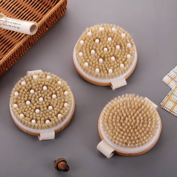 Handheld%20portable%20shower%20brush%20Natural%20Wooden%20Wet%20Dry%20Skin%20Body%20Bristle%20Brush%20Soft%20SPA%20Brush%20Bath%20Massager%20-%20Image%203
