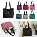 Large Capacity Waterproof Nylon Durable Women Handbag Shoulder Bag Lightweight Practical Shoulder Bag Tote Bags For Work School. 
