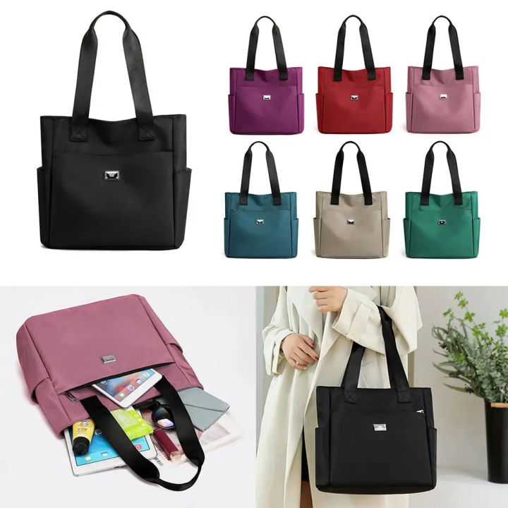 Large%20Capacity%20Waterproof%20Nylon%20Durable%20Women%20Handbag%20Shoulder%20Bag%20Lightweight%20Practical%20Shoulder%20Bag%20Tote%20Bags%20For%20Work%20School%20-%20Image%203