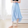 Chiffon Ballet Tutu Dance Skirt Dance Skate Wrap Scarf Gymnastics Ballerina Lyrical Long Ballet Skirt Ballet Dance Dress Women.