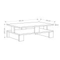 Modren Coffee Table living Room Furniture With Storage shelf for living. 
