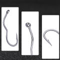 FISH KING12Pcs High Carbon Steel Fishing Hooks With Ring 6-13# Automatic Flip SHarp Barbed Fishhook for Carp Fishing Accessories. 
