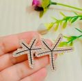New Trend Women Metal Hair Clip Geometric Hairpin Gold Moon Round Hairgrip Barrette Girls Hair Accessories Korean Geometric Crystal Barrettes Girls Hair Accessories Fashion. 