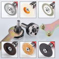 Angle Grinder Adapter For Electric Power Drill Converter Attachment Flange Nut Parts Set Connect Rod Disc Wheel Arbor Mandrel. 