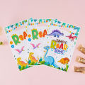 25/50Pcs Dinosaur Birthday Candy Goodie Plastic Gift Bag with Handles,Party Favor Bags Ideal for Cookies,Candy. 