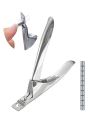 Acrylic Nail Clippers with 15Pcs Magnets Nail Clippers Cutters for Long Acrylic Gel Nails Tips Adjustable Stainless.
