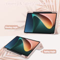 360 ° rotating clear back flip case cover Xiaomi pad 5/pad 6 with pen holder use for Xiaomi pad 5 / Xiaomi pad 6 luxury leather case Smart with pencil holder (11.0). 