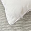 Mulberry Silk Bedding Pillows 48*74 1100 Grams Natural Silk Filling Jacquard Anti Mite Soft Fluffy Hotel Neck Sleeping Pillows.