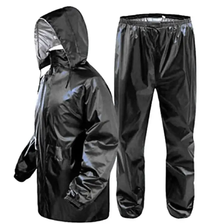 Men's%20Waterproof%20Bike/Scooter%20Solid%20Raincoat%20With%20jacket%20And%20Paints.%20-%20Image%205