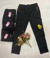 Black work pants, thick fabric, flexible, soft, smooth, comfortable to wear.. 
