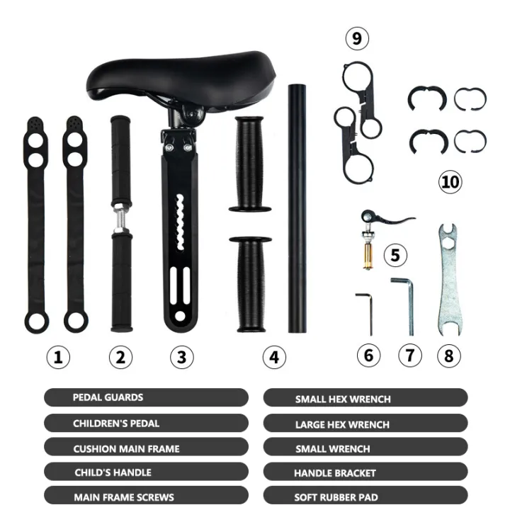 Bicycle%20Universal%20Adjustable%20Baby%20Seat%20Child%20Saddle%20Front%20Frame%20Safety%20Handlebar%20Quick%20Release%20Outdoor%20Parent-child%20with%20Pedals%20-%20Image%204