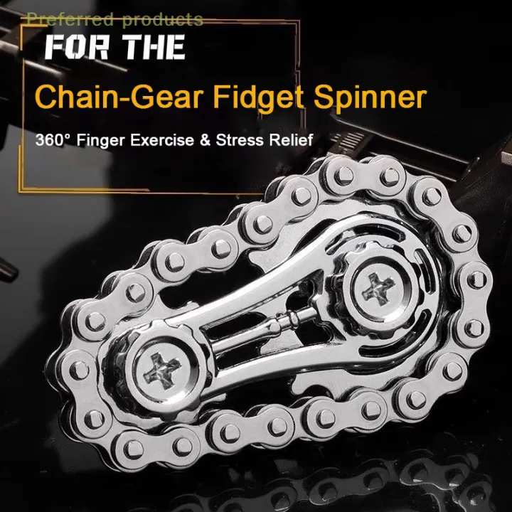 Sprockets%20Hand%20Roller%20Fidget%20Chain%20Toys,%20Metal%20Dual-Gear%20Chain%20Fidget%20Spinner%20-%20Precision%20Machined%20Stress%20Relief%20Focus%20Toy%20-%20Image%204