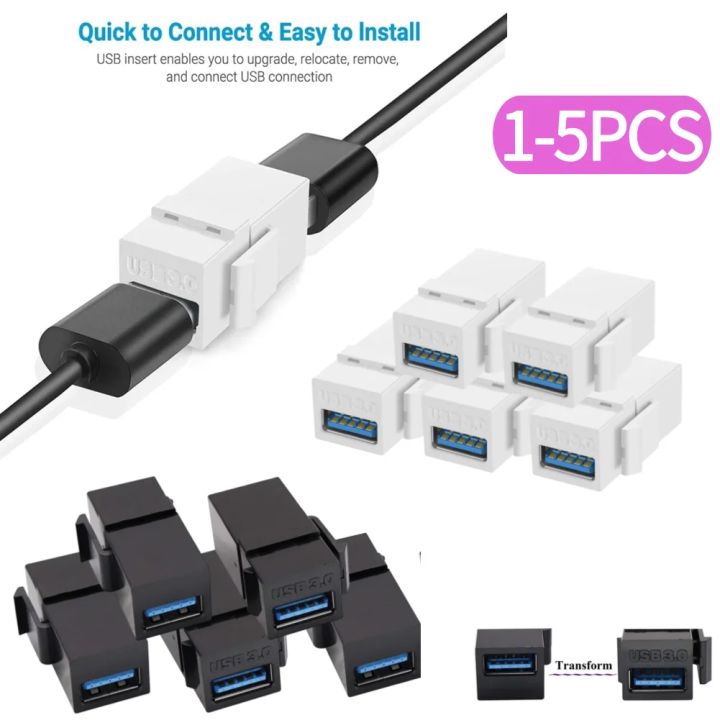 Usb Key Insert USB 3.0 Keystone Jack Inserts Connect Equipment with USB Port Snap-in ...