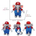 Mario Bros Plush Princess Peach Fire Flower Wonder Bowser Goomba Bowser Jr. Anime Soft Stuffed Animal Dolls Kids Gift. 