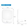 Plug in Dimmable Body Motion Sensor Light/High Lumen Led Night Light / Soft Warm White Night/ 4 brightness Adjustable level lights for Hallway, Bedroom, Kids Room, Kitchen, Bedroom, Kitchen, Stairs, Hallway .. 
