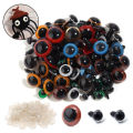 50PCS 8-20mm Black Plastic Safety Eyes For Toys Amigurumi Diy Kit Crafts TeddyBear Toy Eye For Doll Decoration Accessories. 