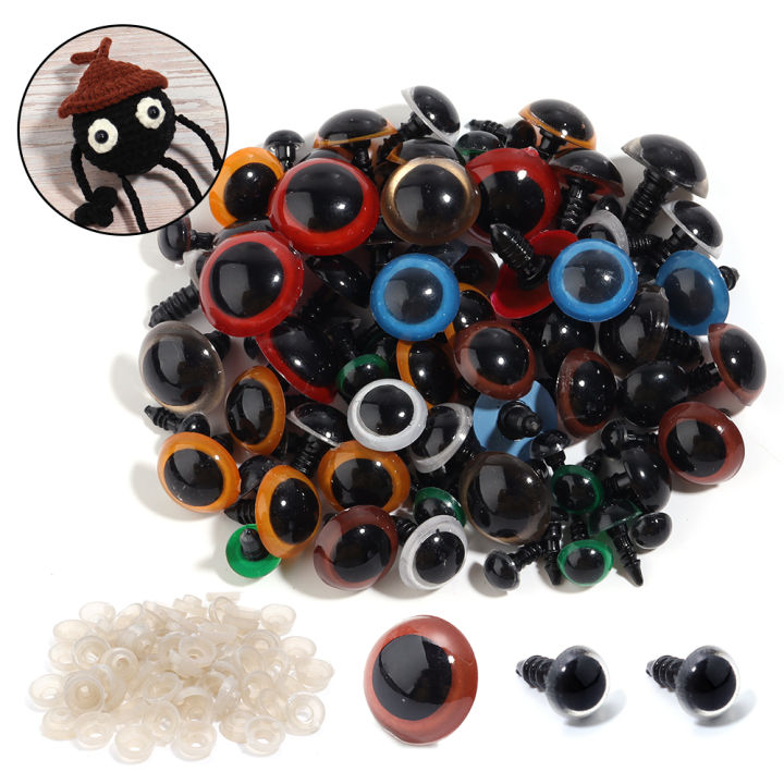 50PCS%208-20mm%20Black%20Plastic%20Safety%20Eyes%20For%20Toys%20Amigurumi%20Diy%20Kit%20Crafts%20TeddyBear%20Toy%20Eye%20For%20Doll%20Decoration%20Accessories%20-%20Image%206
