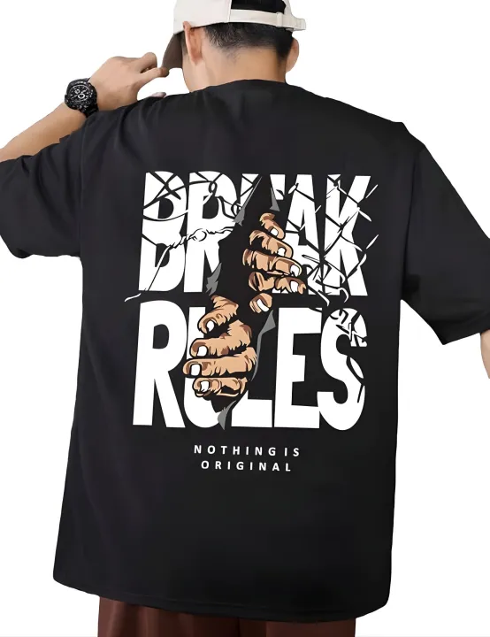 FARGO%20Break%20Rules%20%20Printed%20%20Cotton%20T-Shirt%20for%20Men%20-%20Image%203