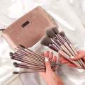B_H cosmetic lavish elegance full makeup brushes set of 15 pieces. 