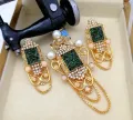 Crush stone loket set fine quality Rs 1950. 
