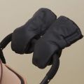 Warm Baby Stroller Gloves Thick Pram Hand Muff Baby Carriage Pushchair Fleece Hand Cover Cart Gloves Stroller Accessories.