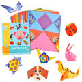 Baby Craft Toys Cartoon Animal Origami Paper Cutting Book Kids Paper Cut Puzzle Early Learning Educational Toys Gifts. 