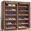 Folding Shoe Rack 12 Layers Double Door. 