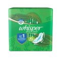 Whisper Ultra clean Wings Sanitary Pads Xl 15 Pads.