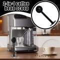 1PC Coffee Spoon Tamping Scoop 2 in 1 for Coffee Powder Coffeeware Measuring Tamper Spoon Plastic Kitchen Accessories. 