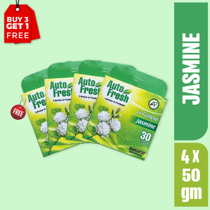 Auto Fresh (Buy 3 Get 1 FREE) Bathroom Air Freshener Block | Jasmine | 50 gm each | Daraz.com.bd