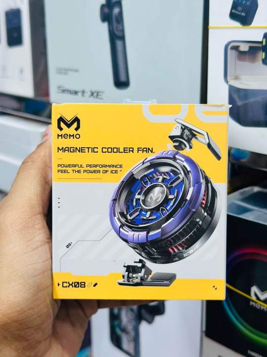 MEMO CX08 Mobile Phone Cooler Gaming Radiator | RGB Cooling Fan | Fast Heat Dissipation | For MOBILE Gaming