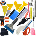New Car Vinyl Tint Film Installation Tool Kit  Scraper Magnetic Holder Wrapping Sticker Carving Knife with Spare Blades. 