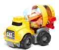 Mega Bloks CAT Cement Mixer Vehicle with 8 Building Blocks. 